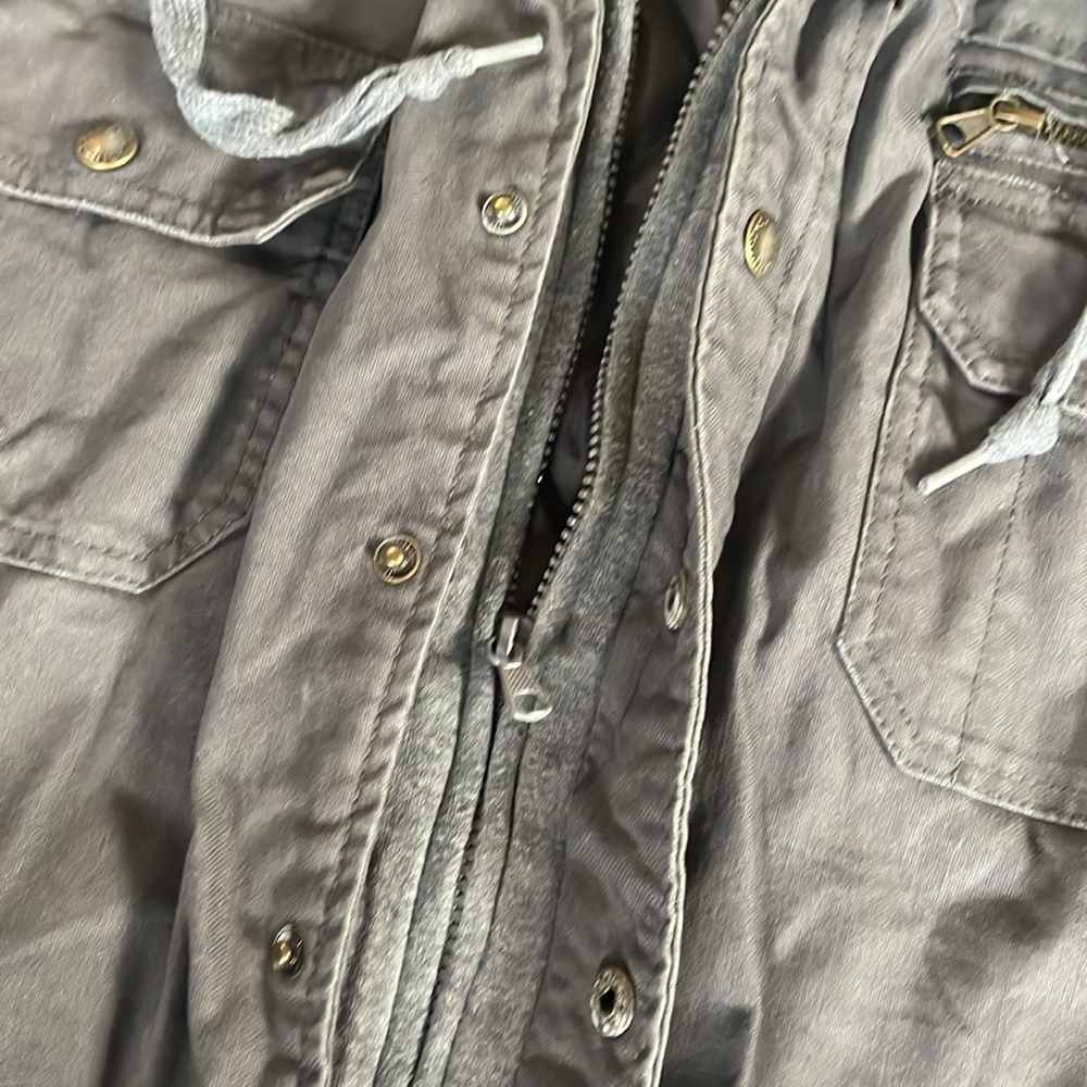 Dickies Mens med 38/40 Work Jacket Layered Look Hooded Quilted Lining no tears - Picture 5 of 9